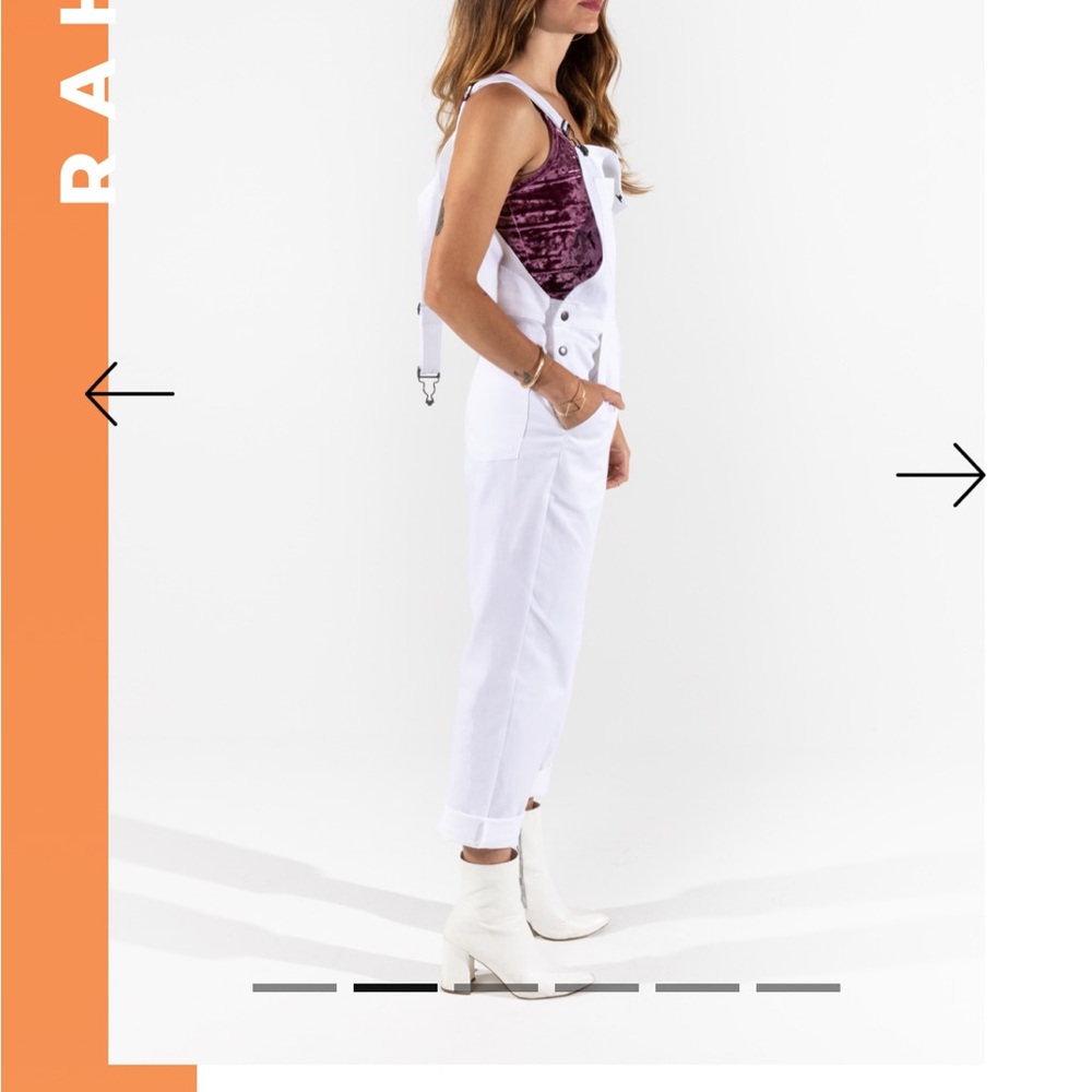 White Rahlies Overalls